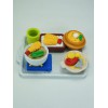 Japanese meals Iwako erasers