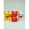 Maneki Neko & Kokeshi Erasers Iwako