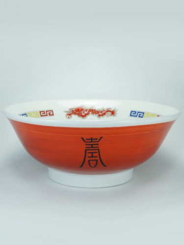 Urushi dragon bowl