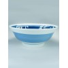 Blue kanji ramen bowl